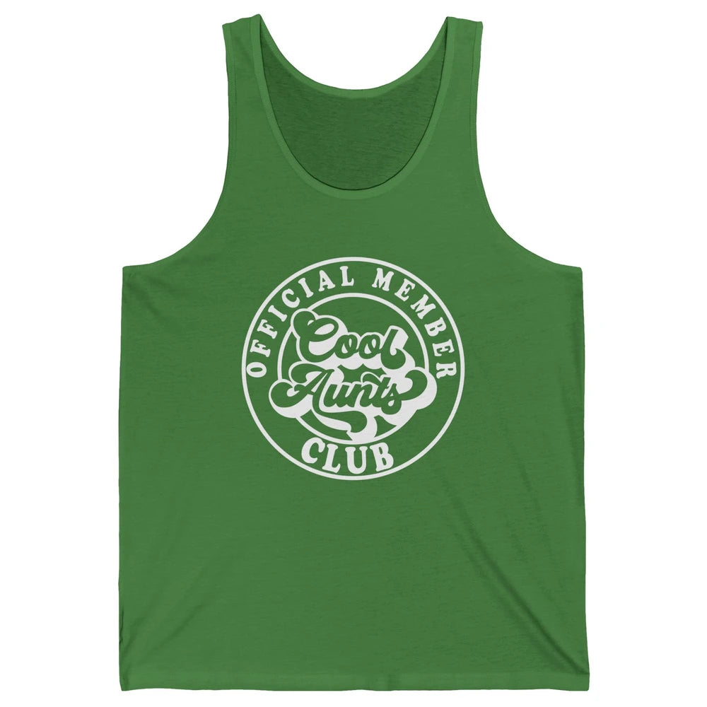 Official Member Cool Aunts Club Funny Auntie Sister Gift Unisex Jersey Tank