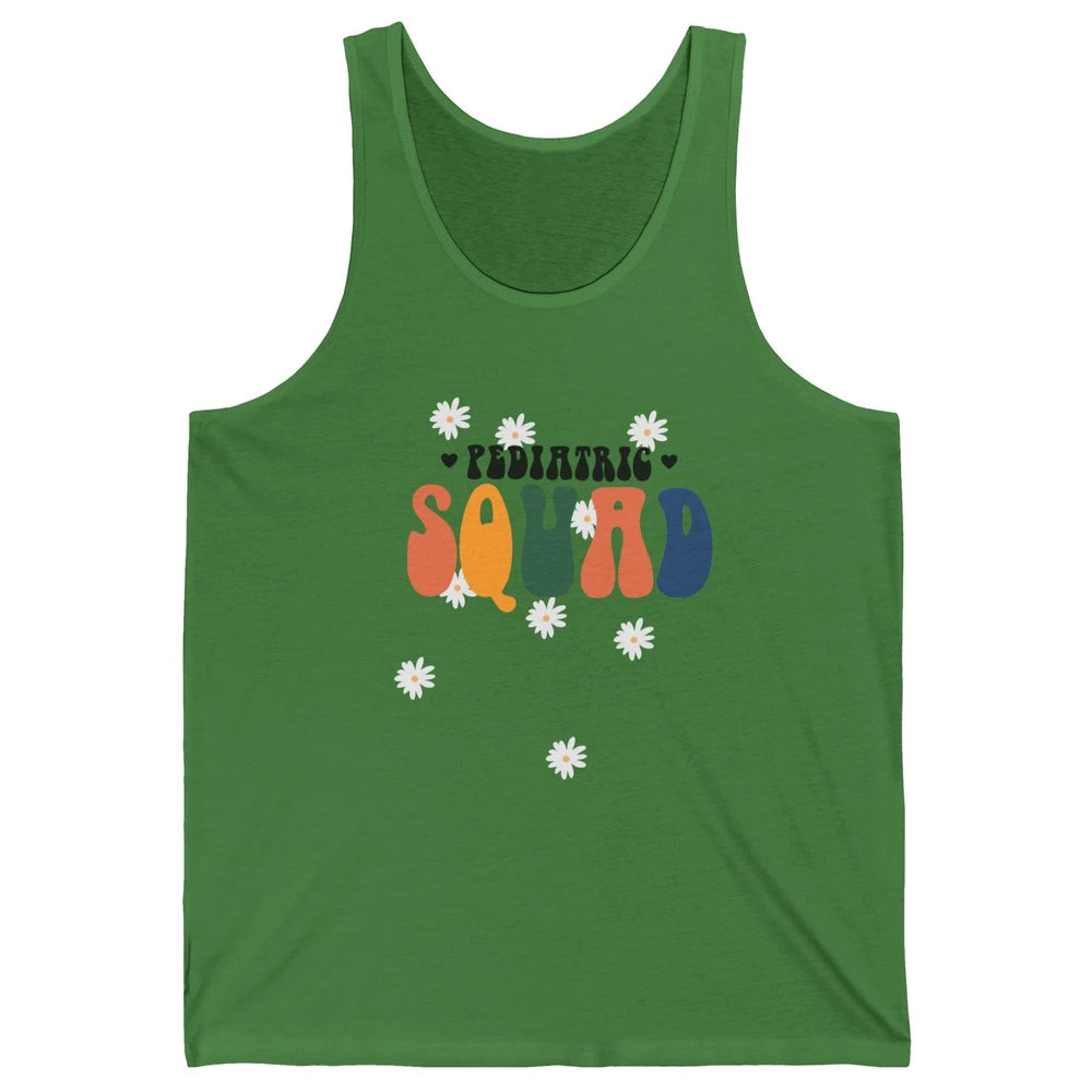 Pediatric Squad Peds Nurse Pediatric Physical Nursing School Unisex Jersey Tank