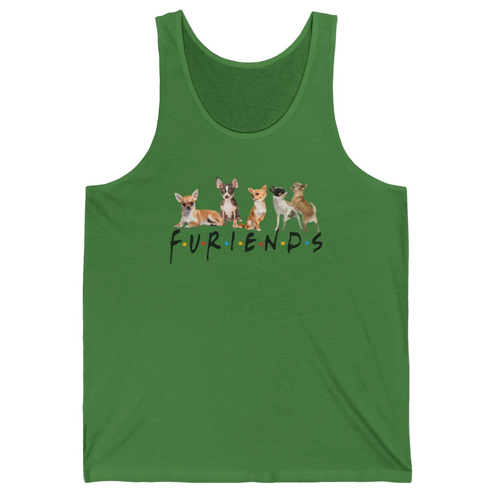 Chihuahua Furiends Furry Friends Dogs Chihuahua Lovers Gift Unisex Jersey Tank