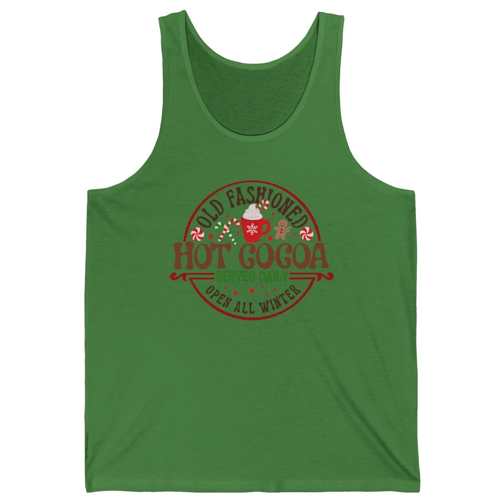 Christmas Gingerbread Hot Cocoa Hot Chocolate Christmas Unisex Jersey Tank