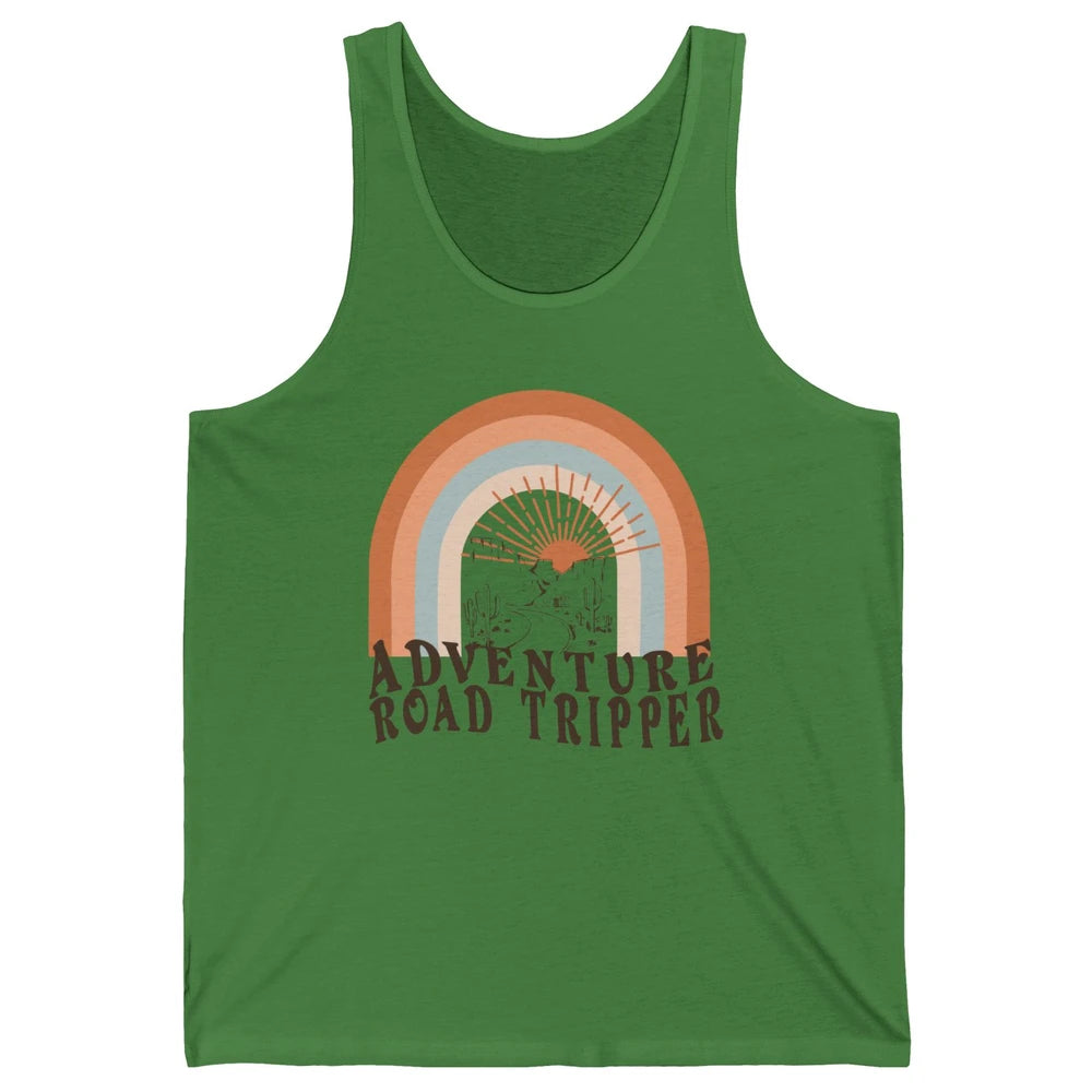 Retro Adventure Road Tripper Vintage Country Wilderness Unisex Jersey Tank
