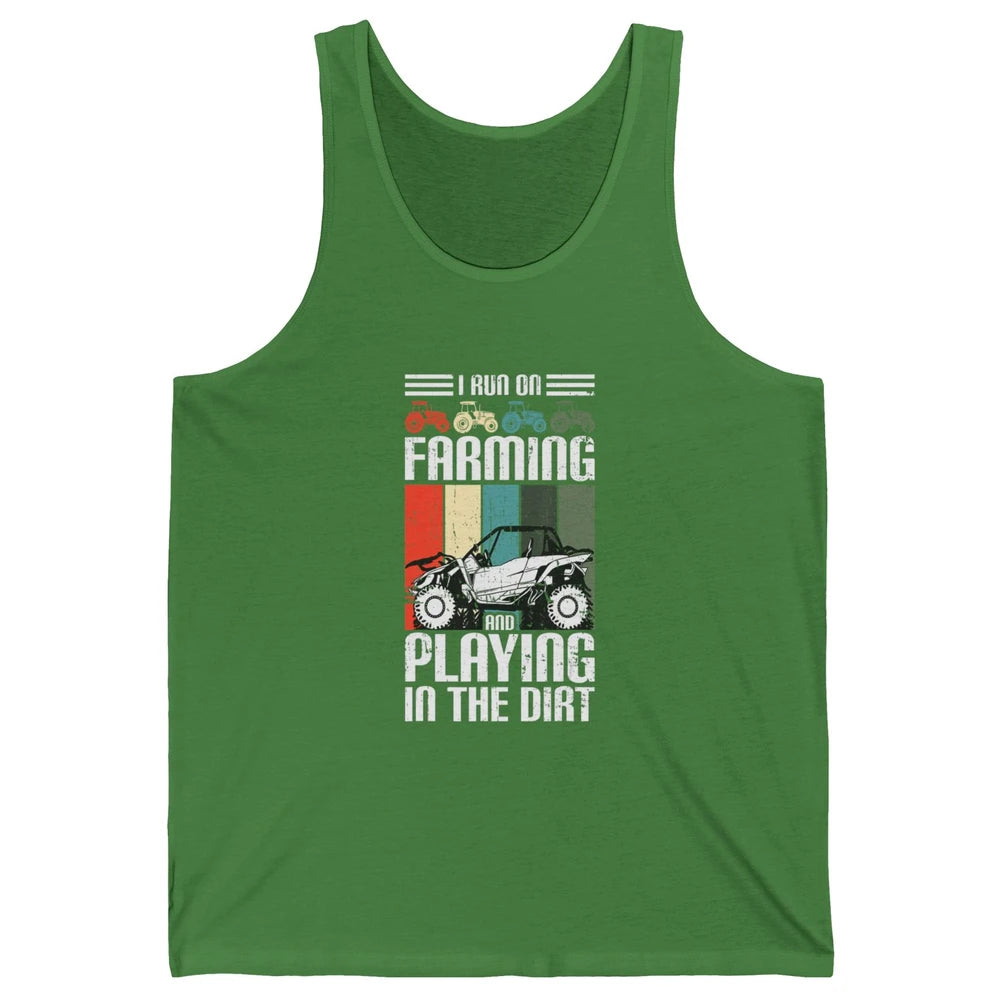 Retro Play In Dirt UTV Mud Riding Dirty SXS Rider Offroad Unisex Jersey Tank