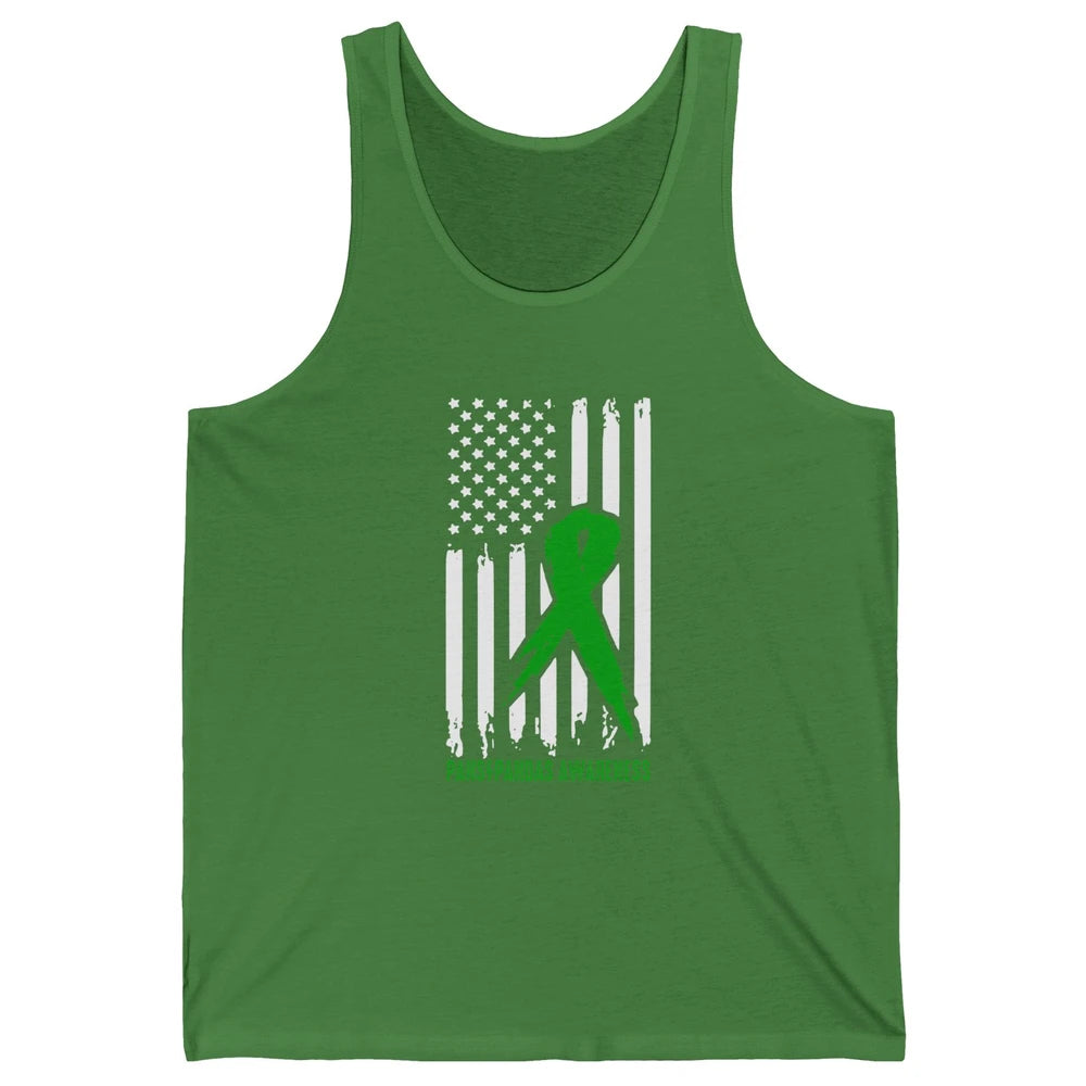PANS/PANDAS Awareness Green Ribbon No One Fight Alone Unisex Jersey Tank