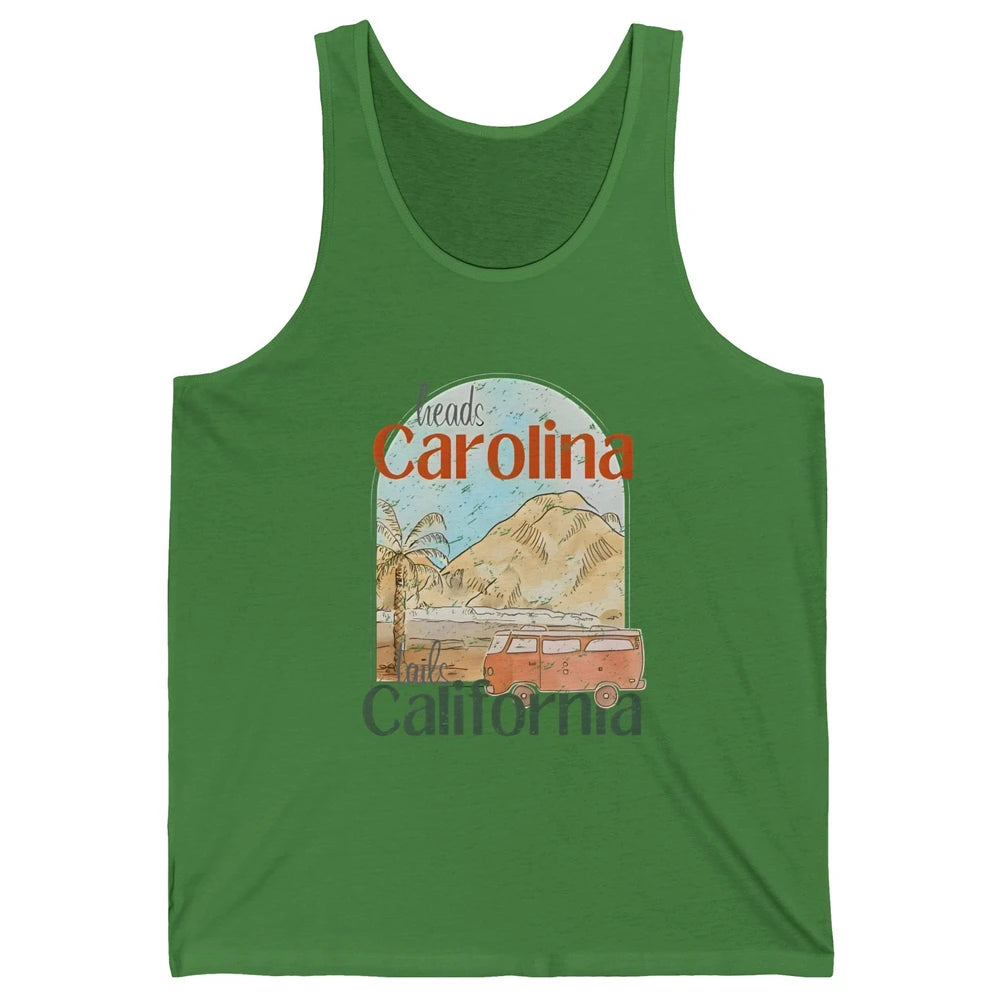 Retro Heads Carolina Tails California Western Country Summer Unisex Jersey Tank