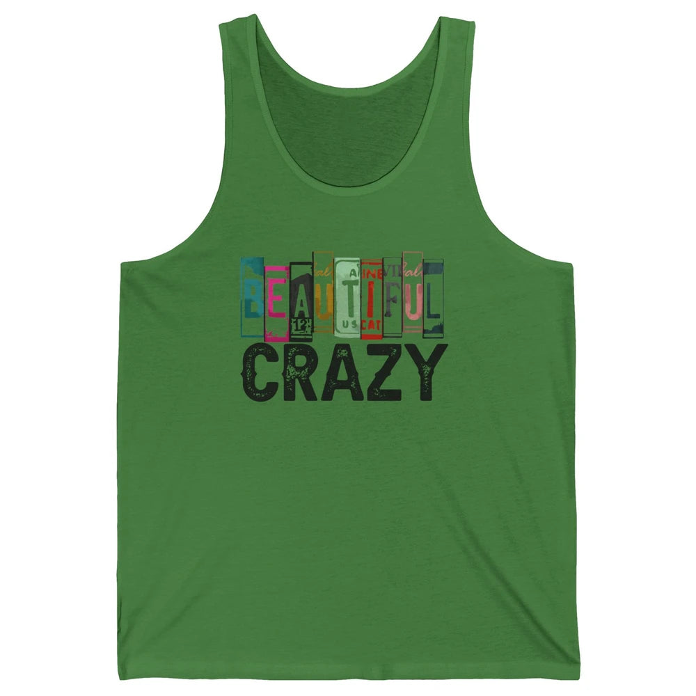 Retro Cowgirl Beautiful Crazy Western Country Cowgirl Unisex Jersey Tank