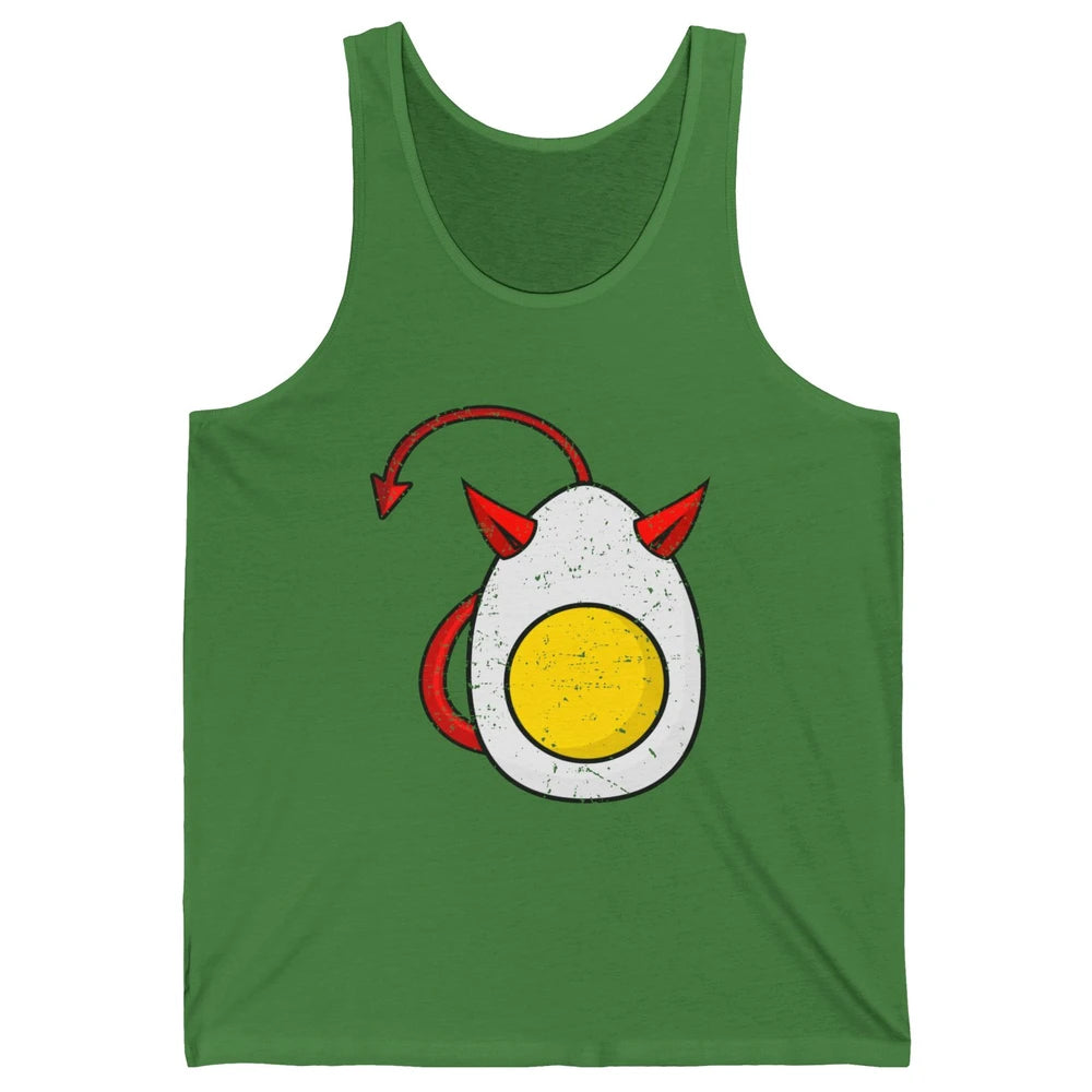 Retro Deviled Egg Funny Halloween Costume Men Women Kids Unisex Jersey Tank