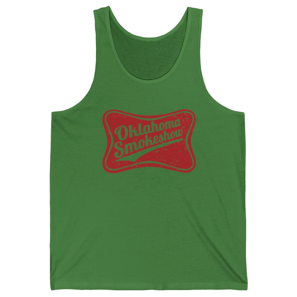 Retro Cowgirl Oklahoma Smokeshow Small Town Western Country Unisex Jersey Tank