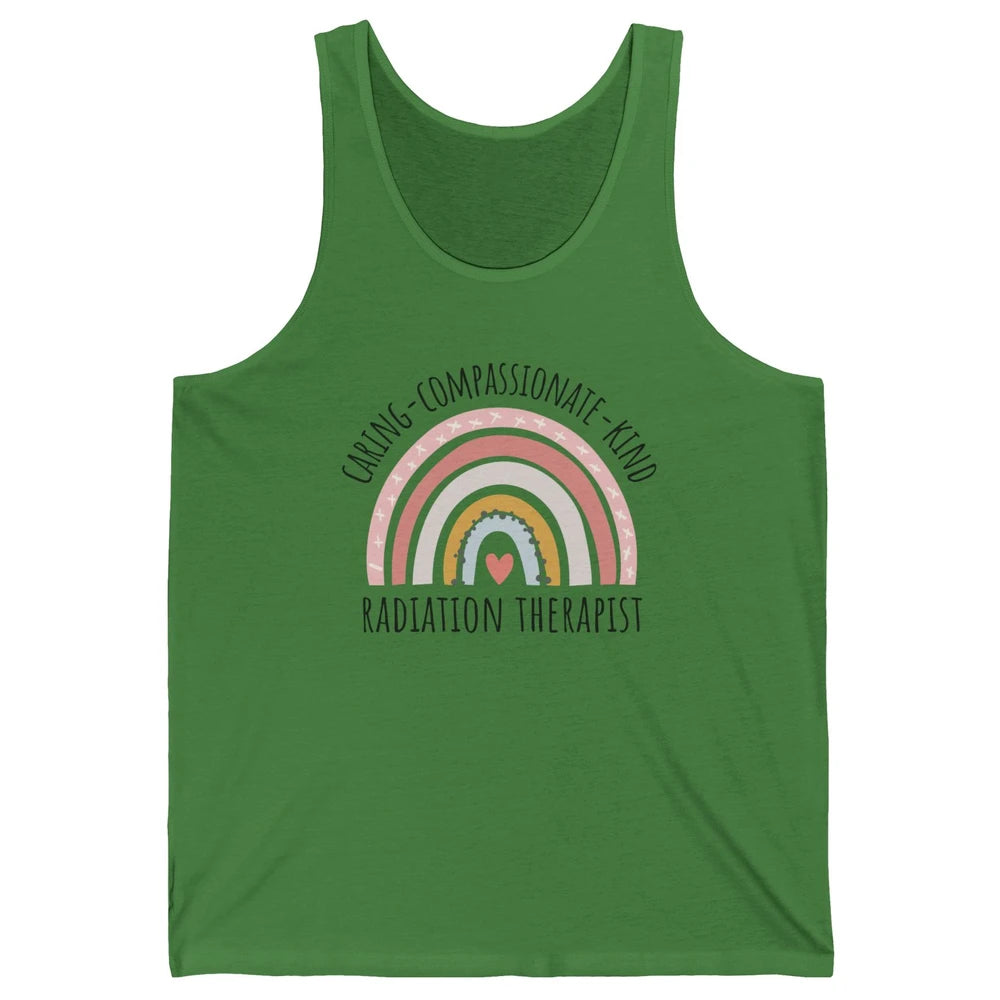 Radiation Therapist Pastel Rainbow Radiation Therapy Gift Unisex Jersey Tank