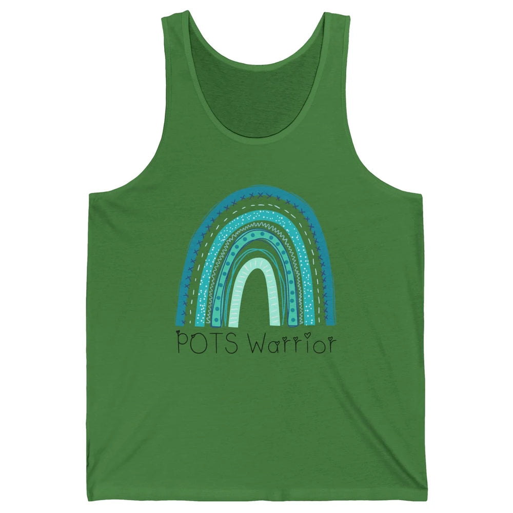POTS Rainbow Postural Orthostatic Tachycardia Syndrome Unisex Jersey Tank