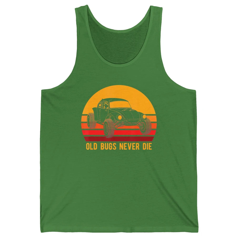 Old Bugs Never Die Retro 70s Mud Rider UTV ATV SXS Offroad Unisex Jersey Tank