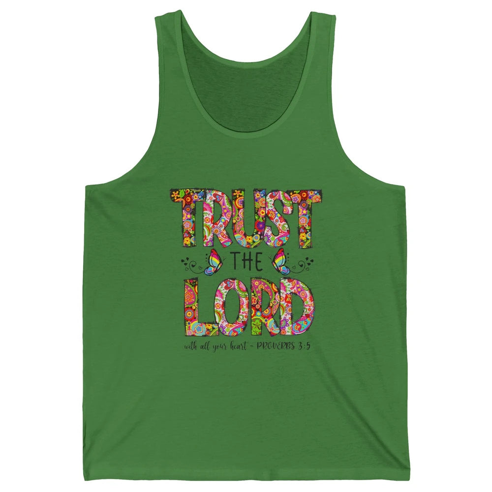 Prayer Bible Verse Religious Trust The Lord Jesus Christian Unisex Jersey Tank