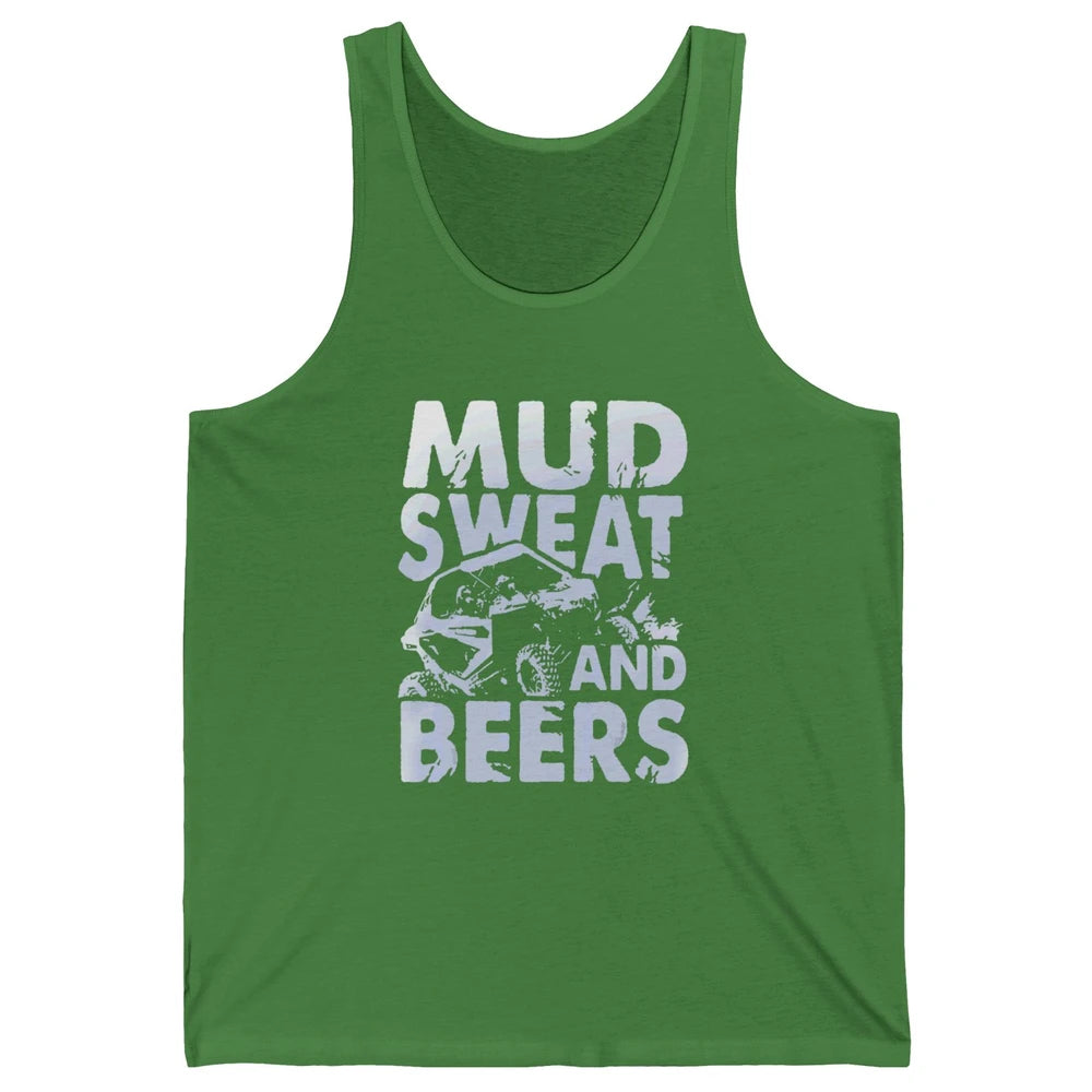 Mud Sweat And Beer Racing Rider UTV Retro ATV SXS Offroad Unisex Jersey Tank