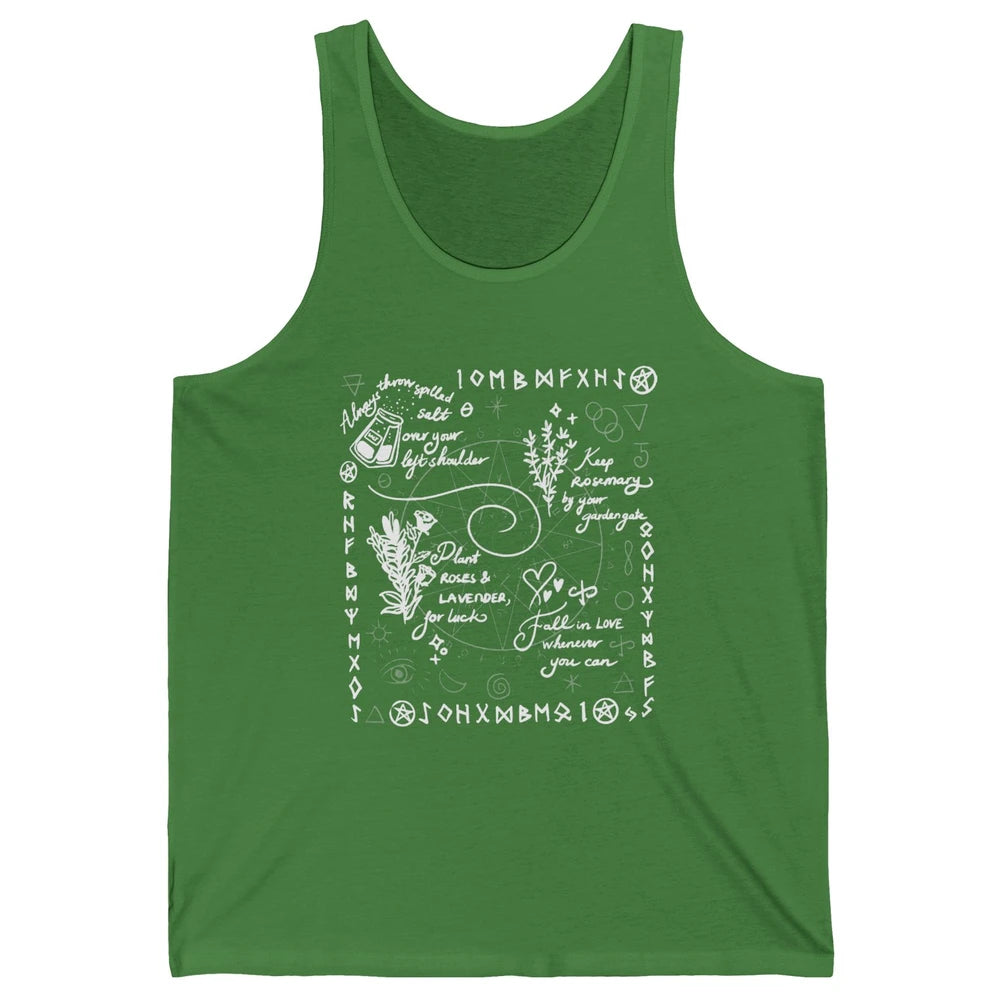 Practical Magic Gardening Card Gardeners Plant Lovers Gift Unisex Jersey Tank
