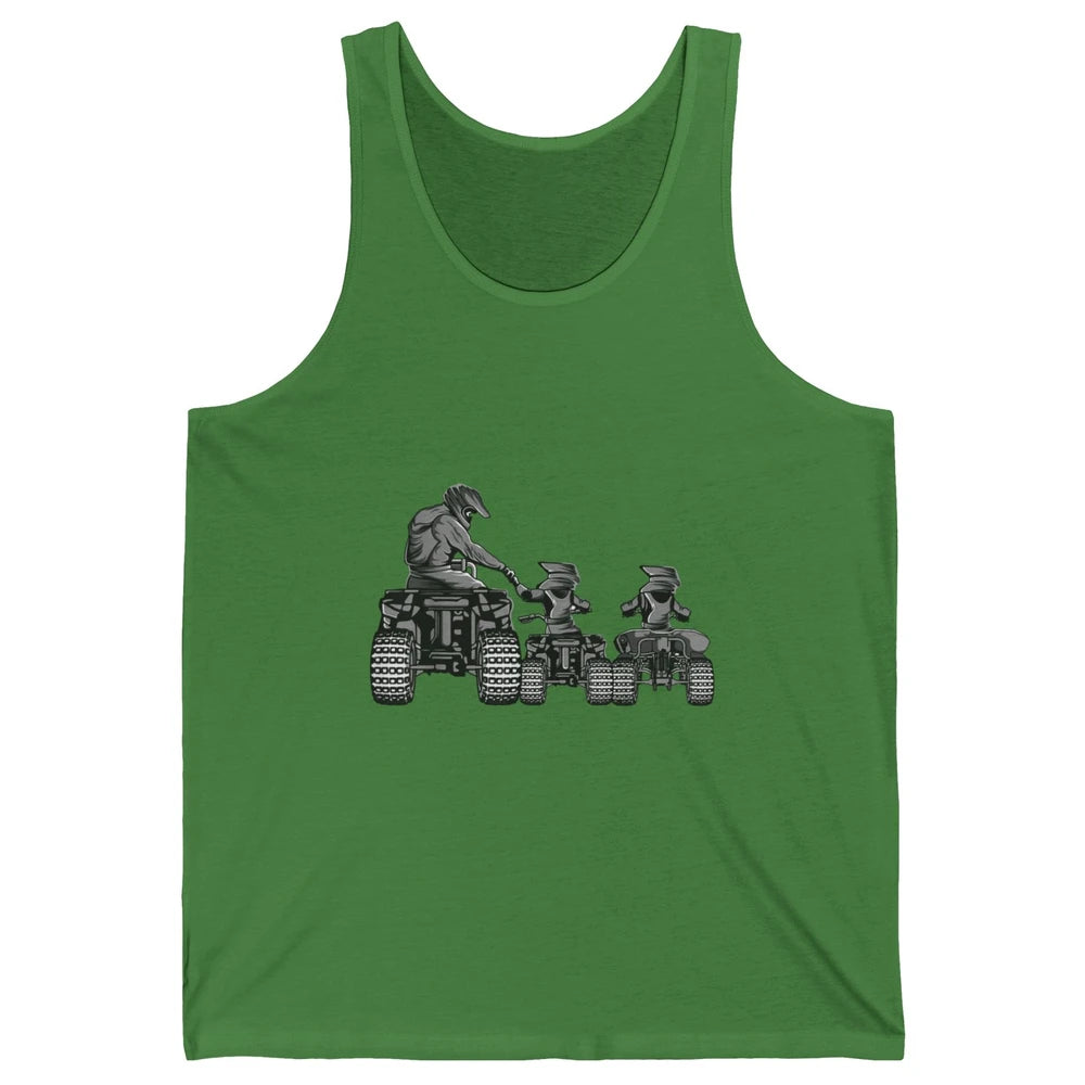Quad Bike Father And Son Four Wheeler ATV SXS Life Offroad Unisex Jersey Tank