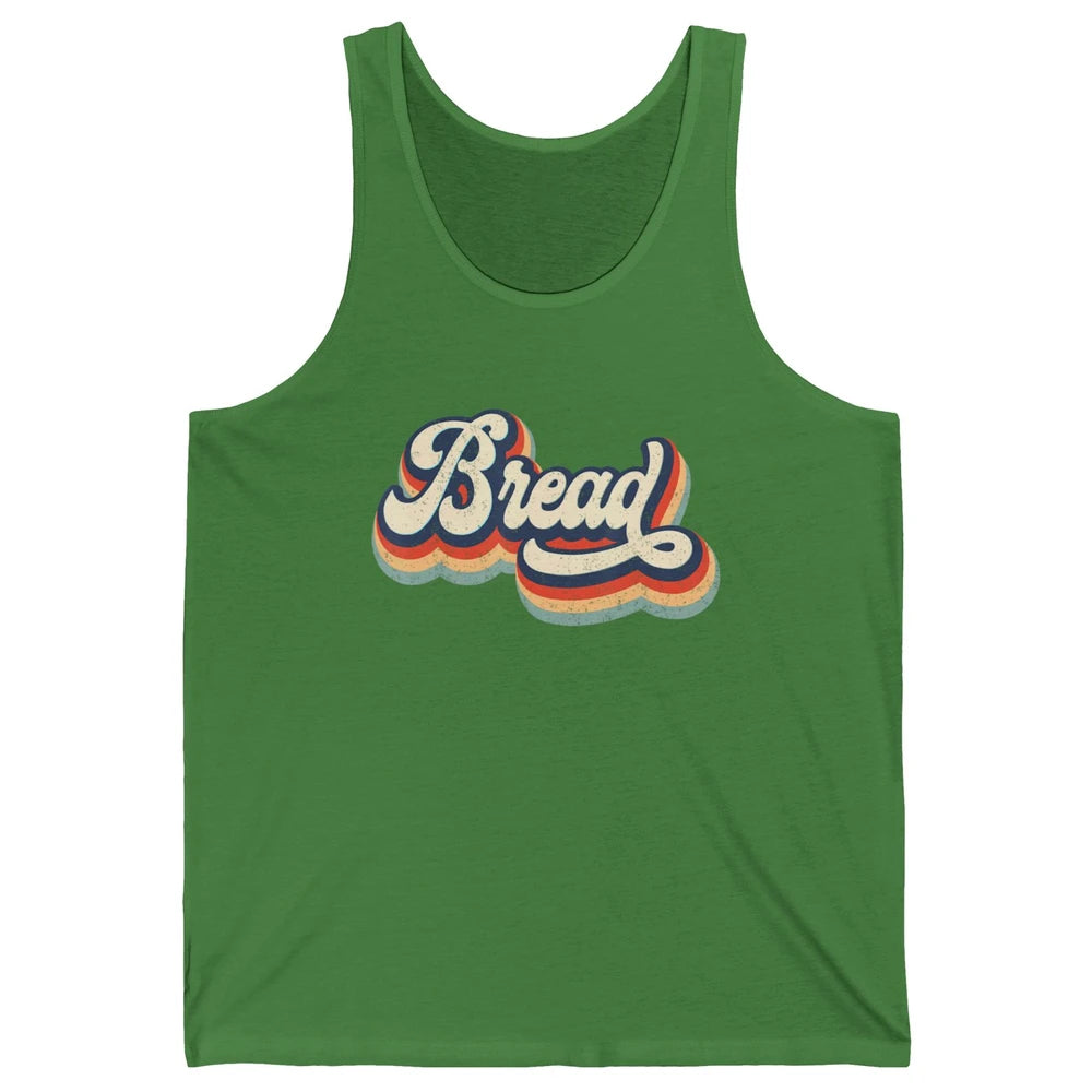 Retro 70s Bread Vintage Baking Baker Sweet Bun Bakery Lover Unisex Jersey Tank