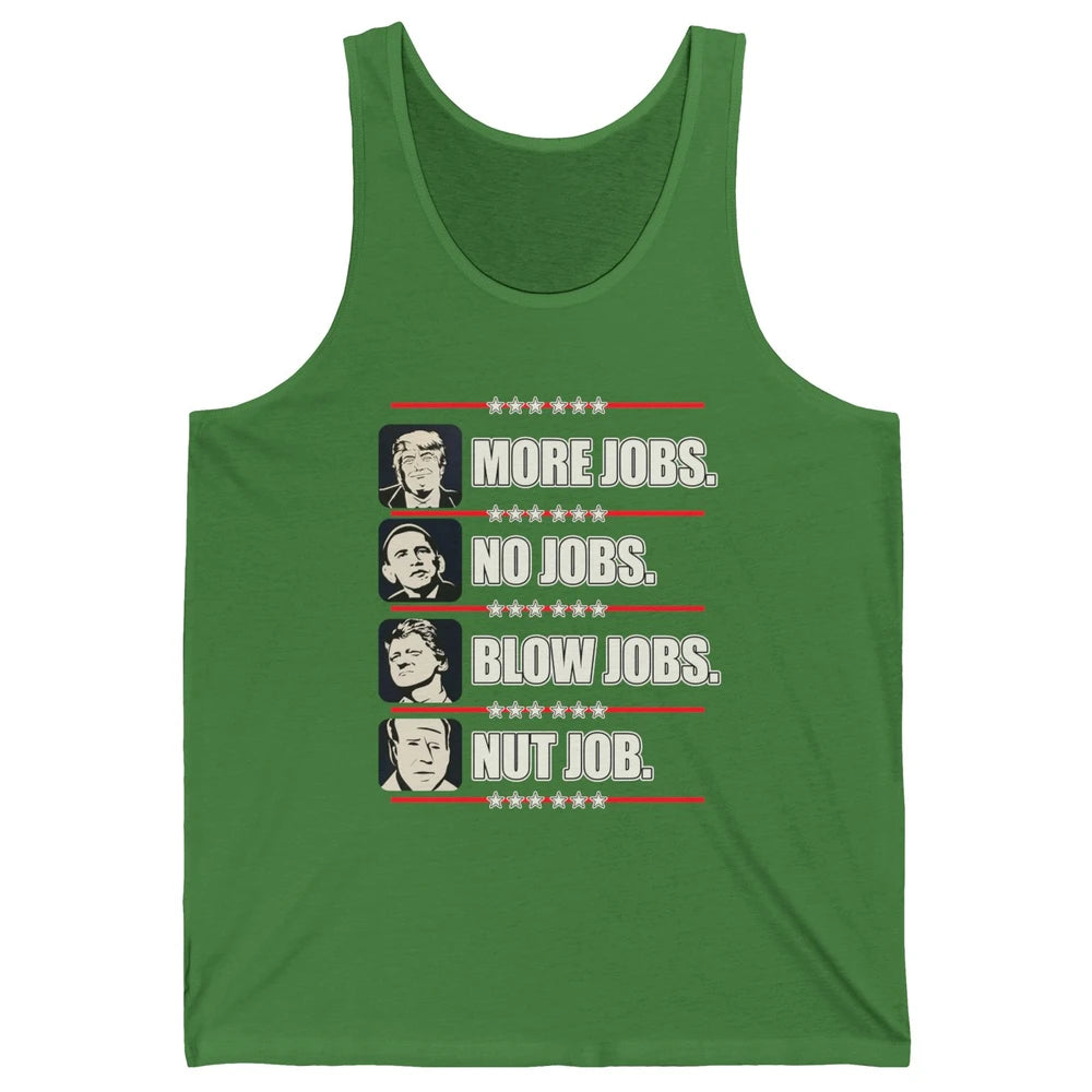 Presidents Vote Trump Anti Biden Obama Clinton Funny Choice Unisex Jersey Tank