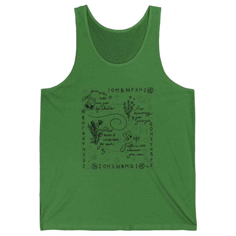 Practical Magic Gardening Card Gardeners Plant Lovers Gift Unisex Jersey Tank