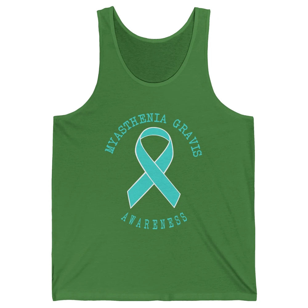 Myasthenia Gravis Awareness Ribbon Neuromuscular Disease Unisex Jersey Tank