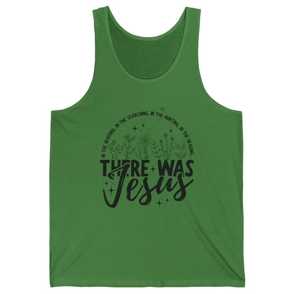 In the Hurting There Was Jesus Boho Christian Bible Floral Unisex Jersey Tank