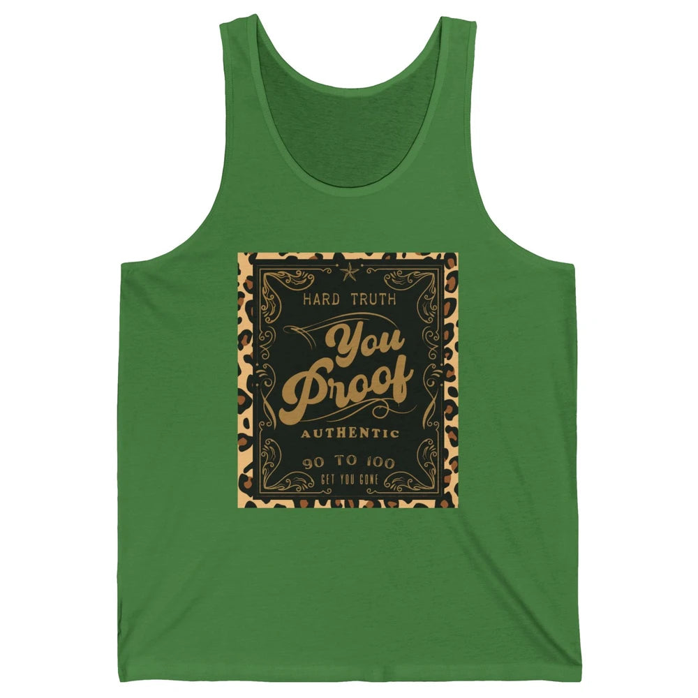 Retro I Need Something You Proof Whiskey Western Country Unisex Jersey Tank