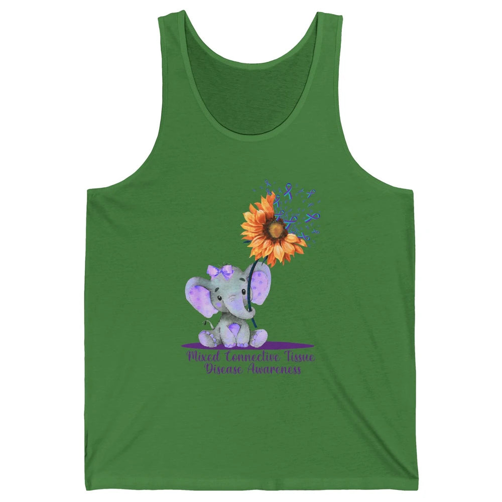 Mixed Connective Tissue Disease Baby Elephant Sunflower Unisex Jersey Tank