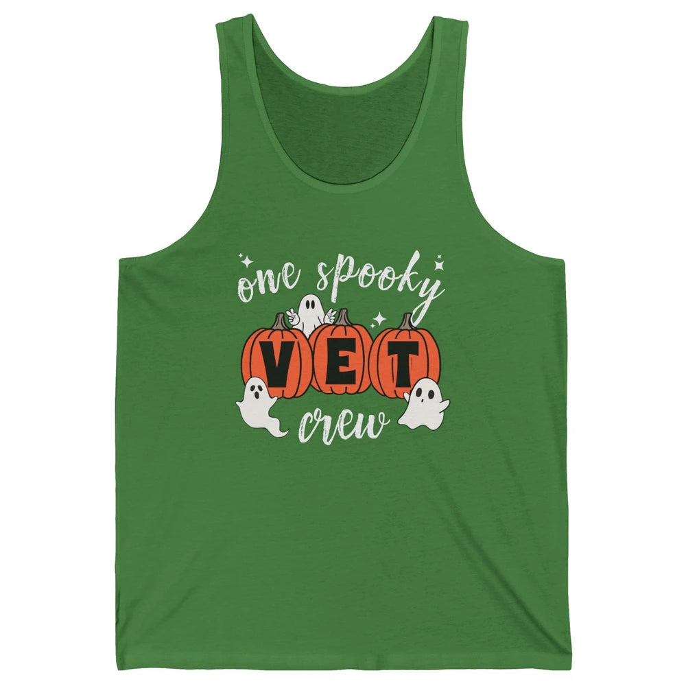 One Spooky Veterinarian Vet Squad Halloween Vet Tech Nurse Unisex Jersey Tank