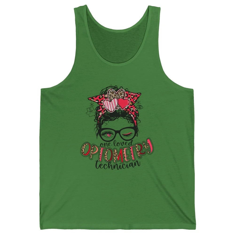 Optometry Tech One Loved Optometry Technician Optometry Girl Unisex Jersey Tank