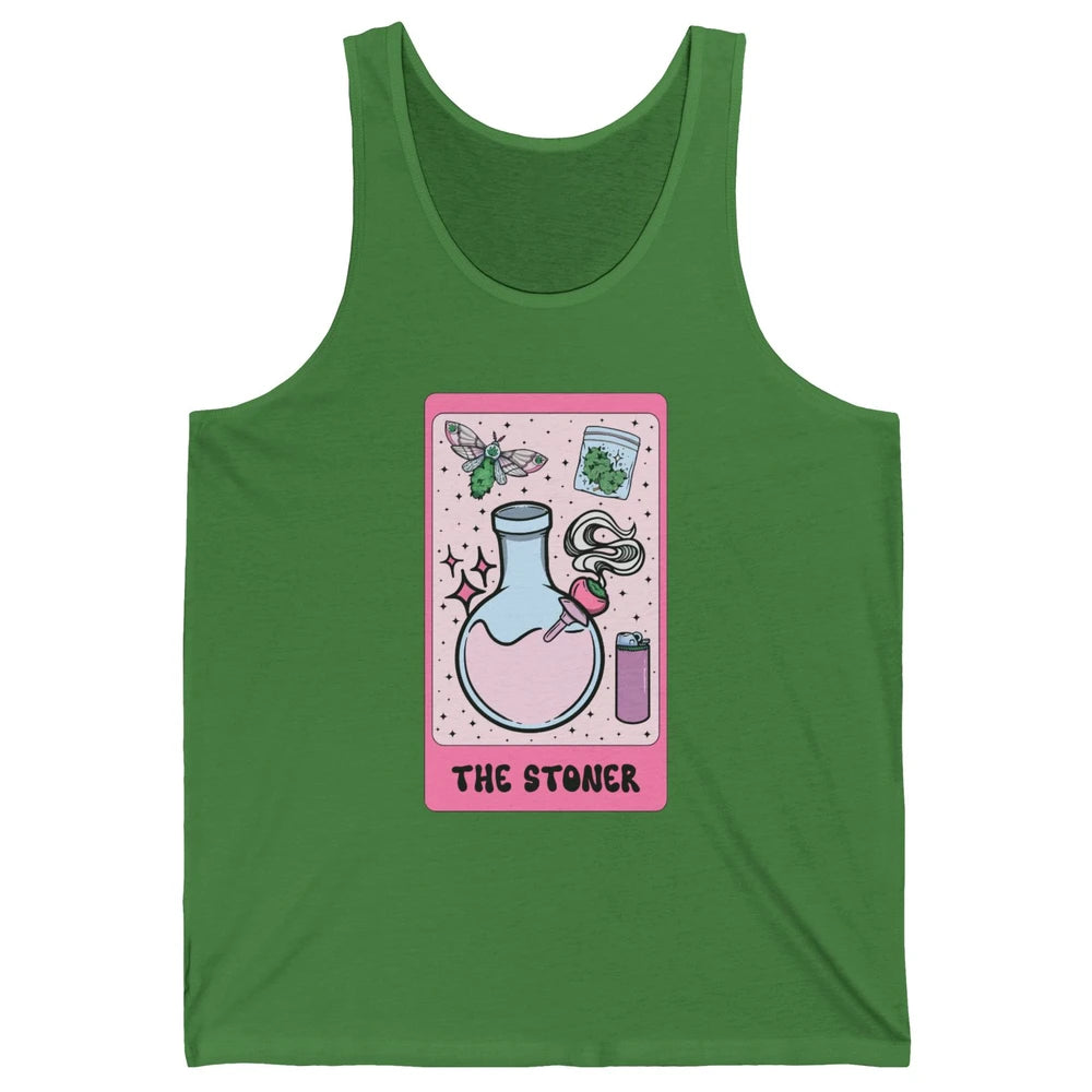 Funny Weed The Stoner Tarot Card Cannabis Weed Lovers Unisex Jersey Tank