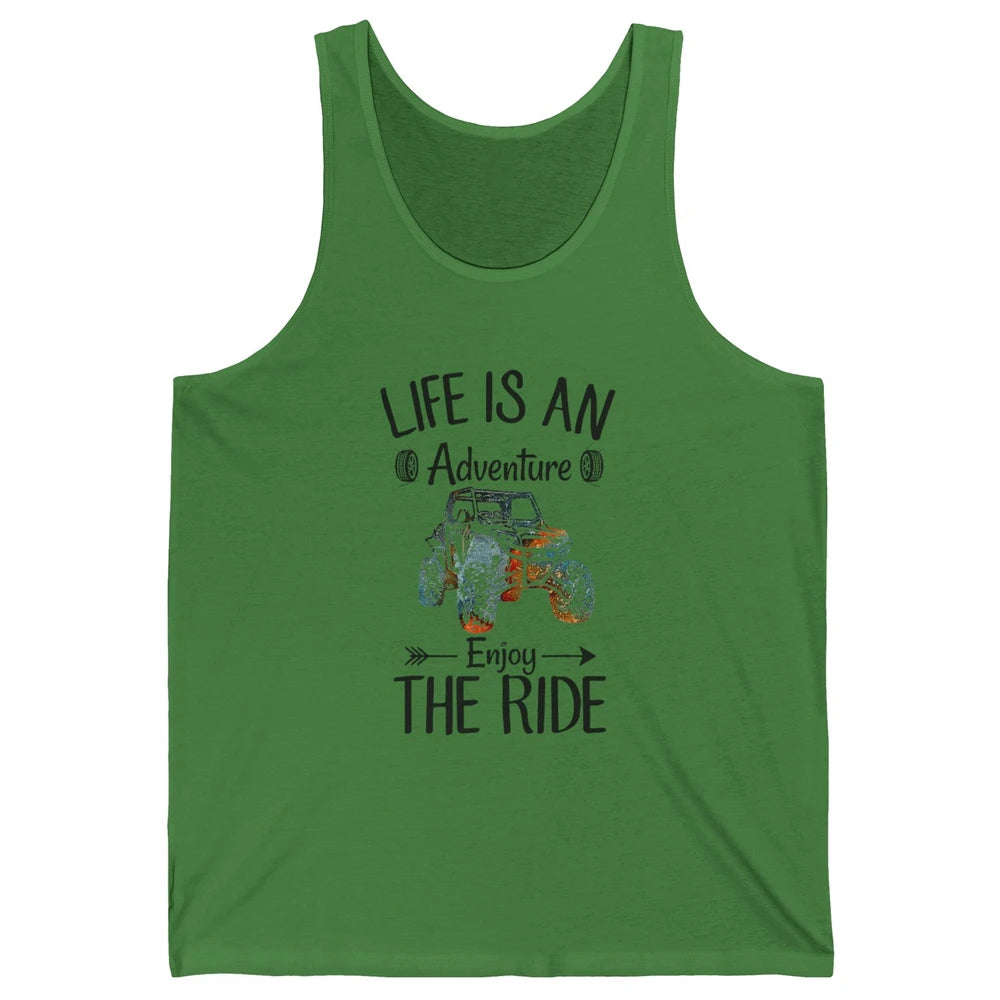 Retro Life Adventure Enjoy Ride UTV Offroad Riding SXS Mud Unisex Jersey Tank