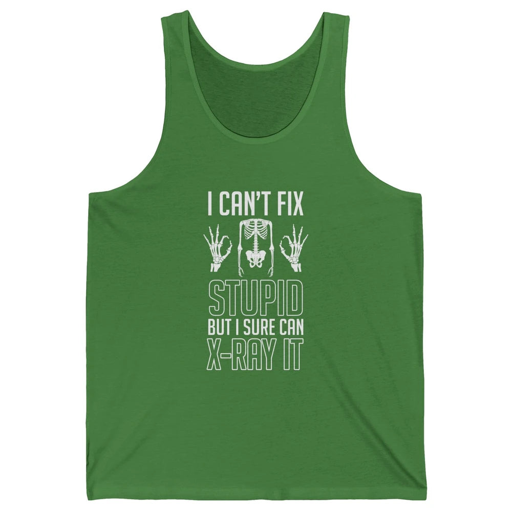 Rad Tech Radiologist Skeleton X-ray Radiology Technician Unisex Jersey Tank