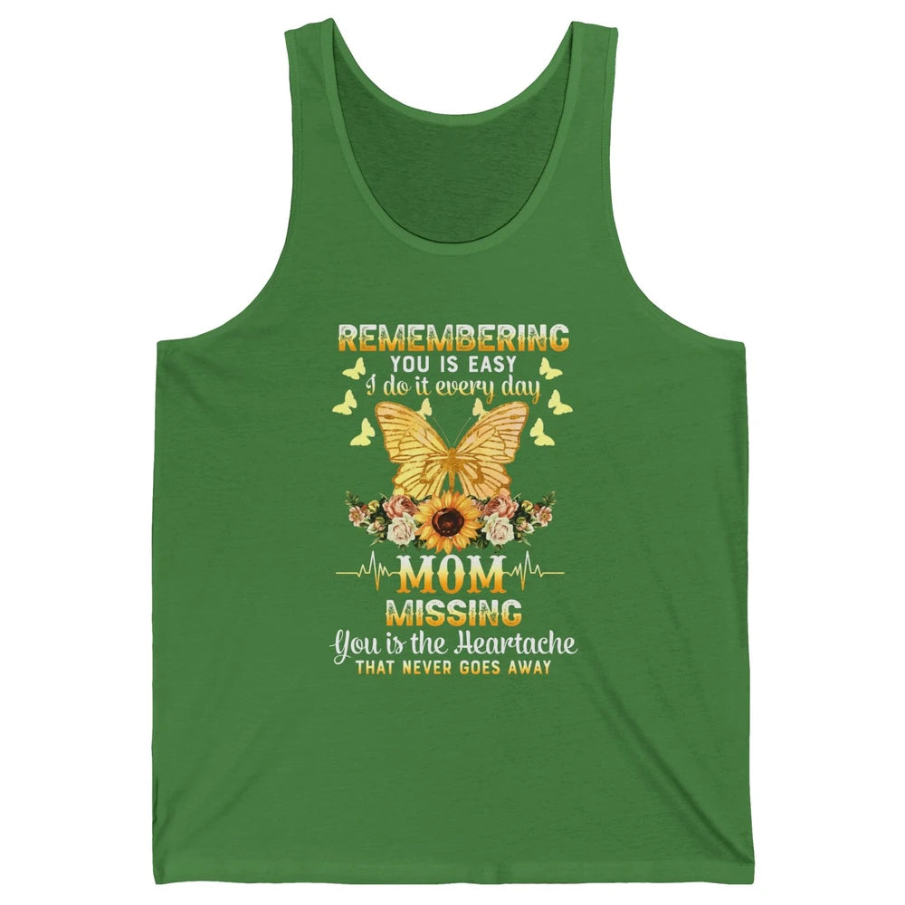 Mother In Heaven Missing You Is The Heartache Loving Memory Unisex Jersey Tank