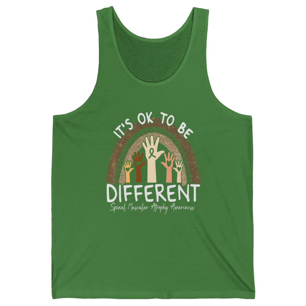 OK Be Different Rainbow Warrior Spinal Muscular Atrophy SMA Unisex Jersey Tank