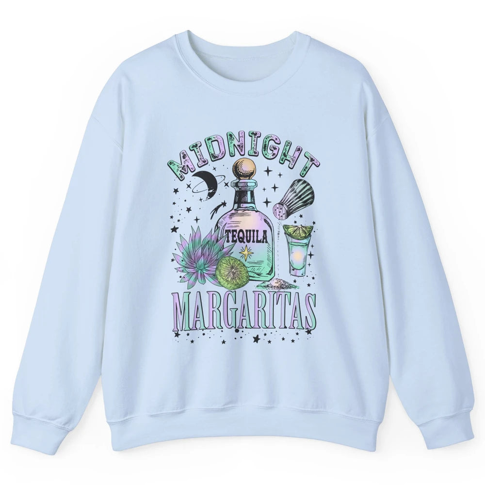 Midnight Tequila Margaritas Lime Tequila Drink Magic Witches Unisex Crewneck Sweatshirt