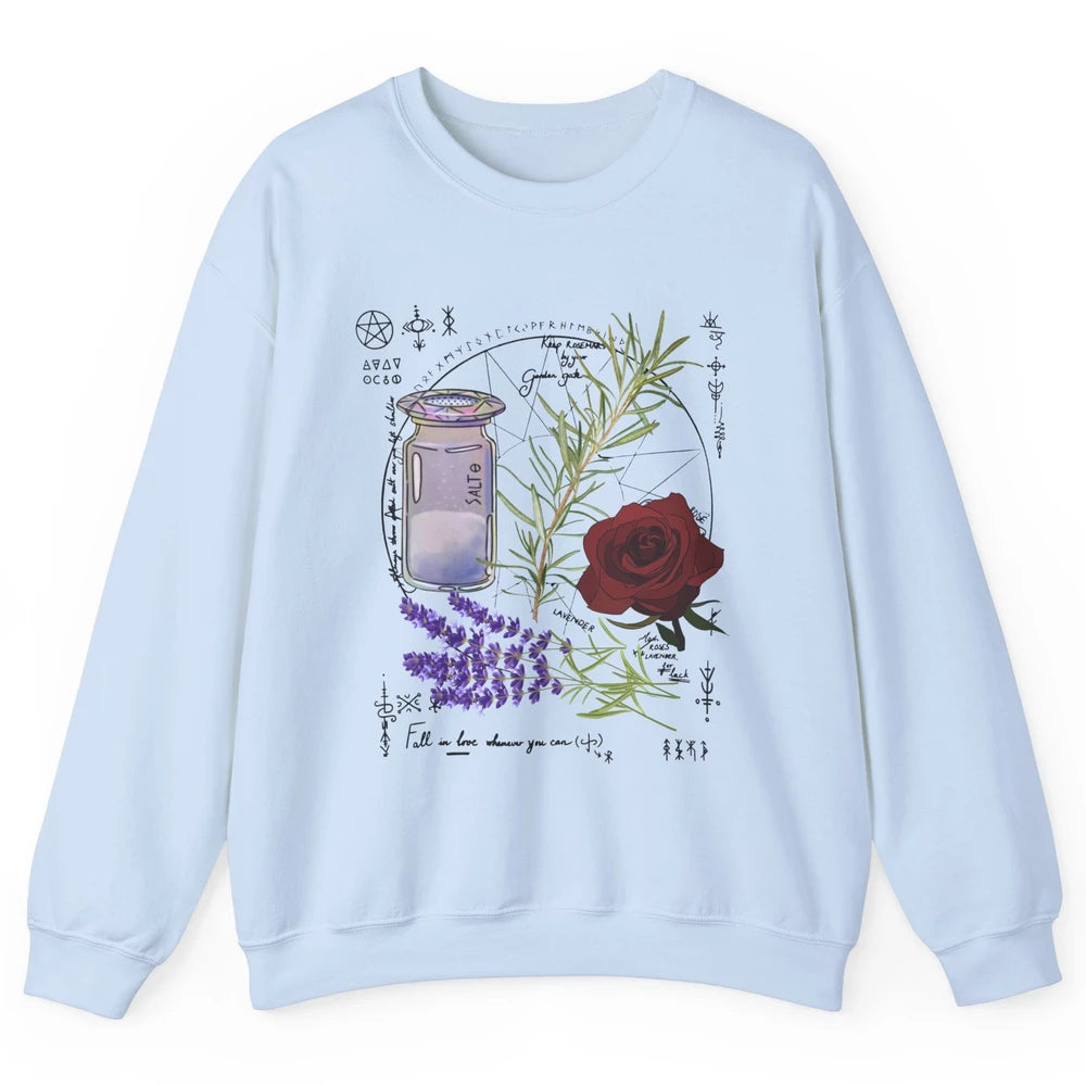 Practical Magic Gardening Card Gardeners Plant Lovers Gift Unisex Crewneck Sweatshirt