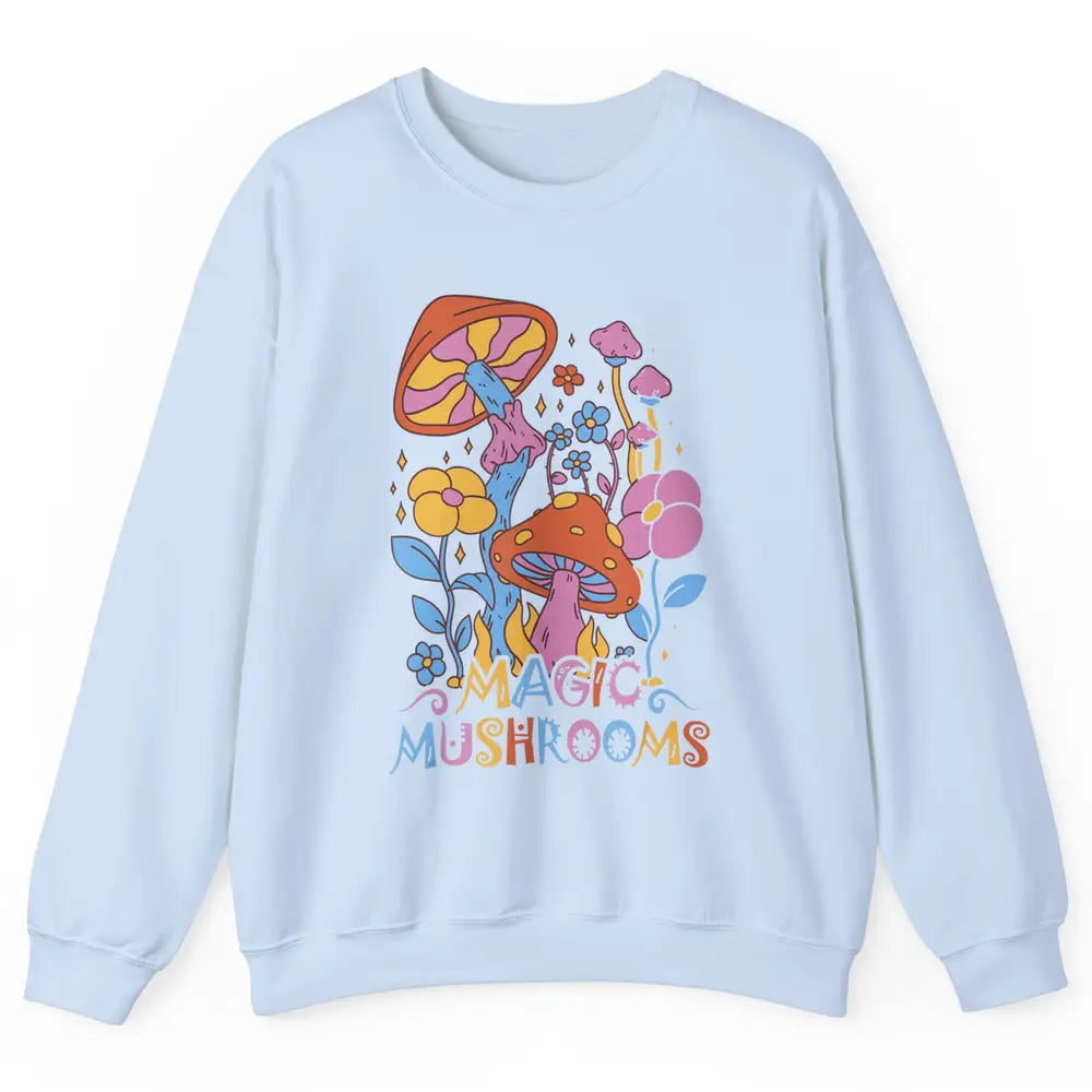 Mycology Fungi Magical Mushroom Hippie Mycologist Hunting Unisex Crewneck Sweatshirt