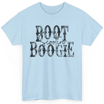 Retro Cowboy Boot Scooting Boogie Western Country Cowgirl Classic Unisex T-Shirt