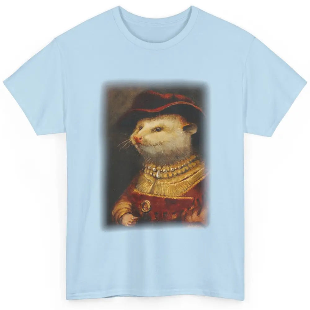 Retro Noble Opossum Young Gallant Western Opossum Art Classic Unisex T-Shirt