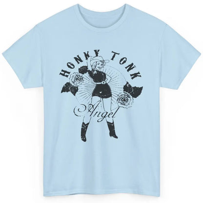 Retro Cowgirl Honky Tonk Angel Western Country Rodeo Mom Classic Unisex T-Shirt