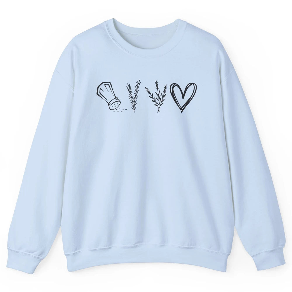 Practical Magic Witch Salt Rosemary Lavender Love Gardening Unisex Crewneck Sweatshirt