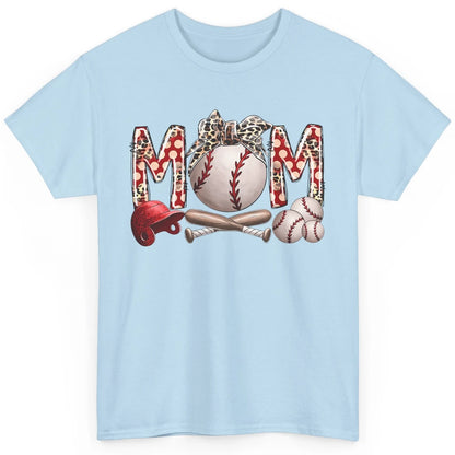 Baseball Mom Leopard Bandana Mom Love Baseball Mother's Day Classic Unisex T-Shirt