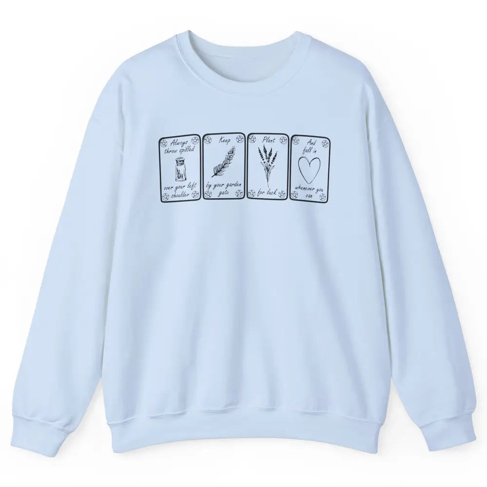 Practical Magic Gardening Card Gardeners Plant Lovers Gift Unisex Crewneck Sweatshirt