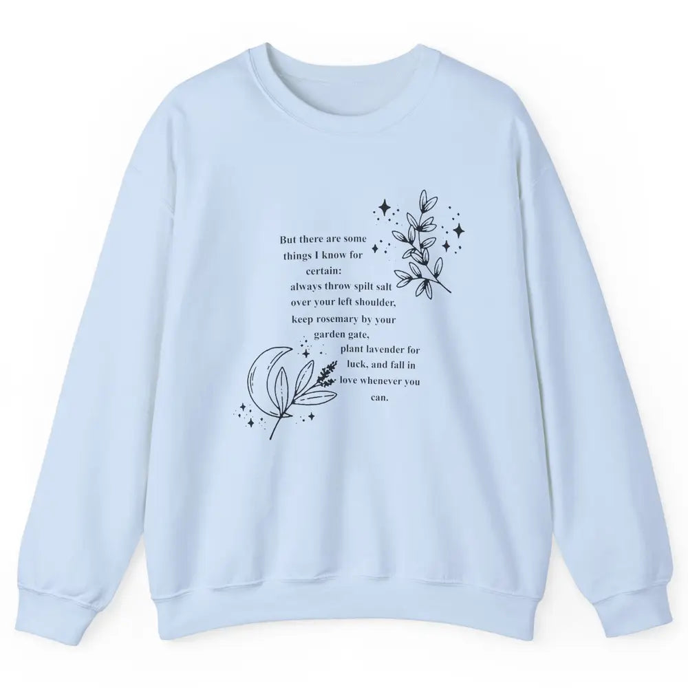 Practical Magic Witch Gardening Card Gardeners Plant Lovers Unisex Crewneck Sweatshirt