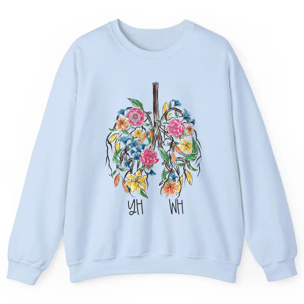 Our Very Breath Speaks His Name YHWH Christian Religious Unisex Crewneck Sweatshirt