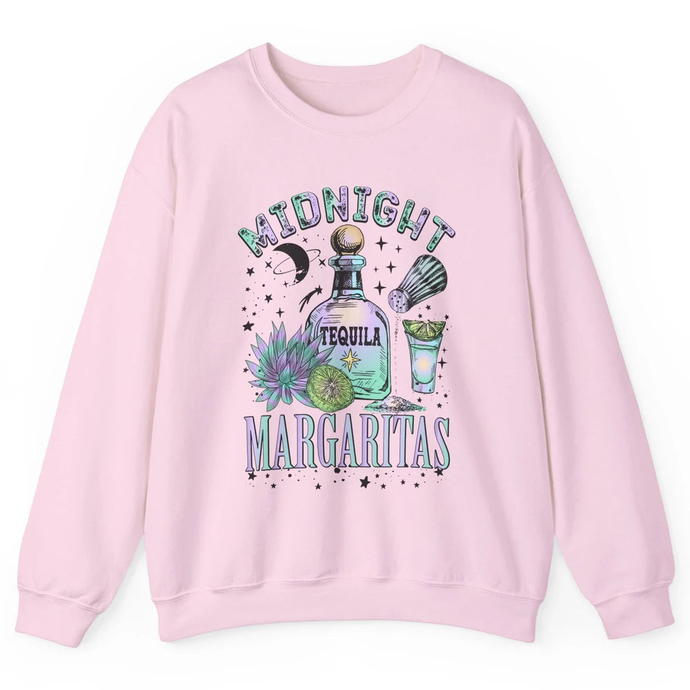 Midnight Tequila Margaritas Lime Tequila Drink Magic Witches Unisex Crewneck Sweatshirt