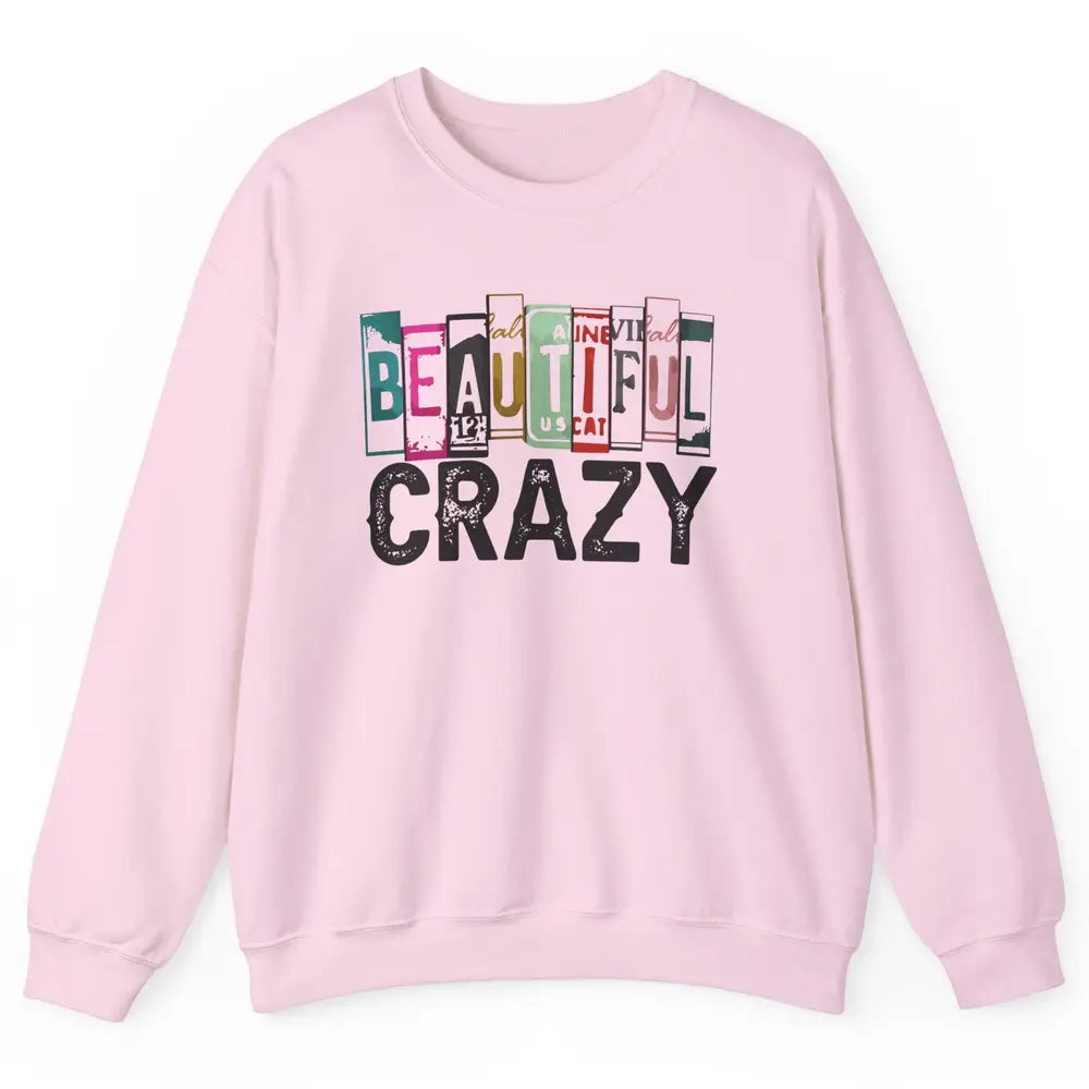 Retro Cowgirl Beautiful Crazy Western Country Cowgirl Unisex Crewneck Sweatshirt