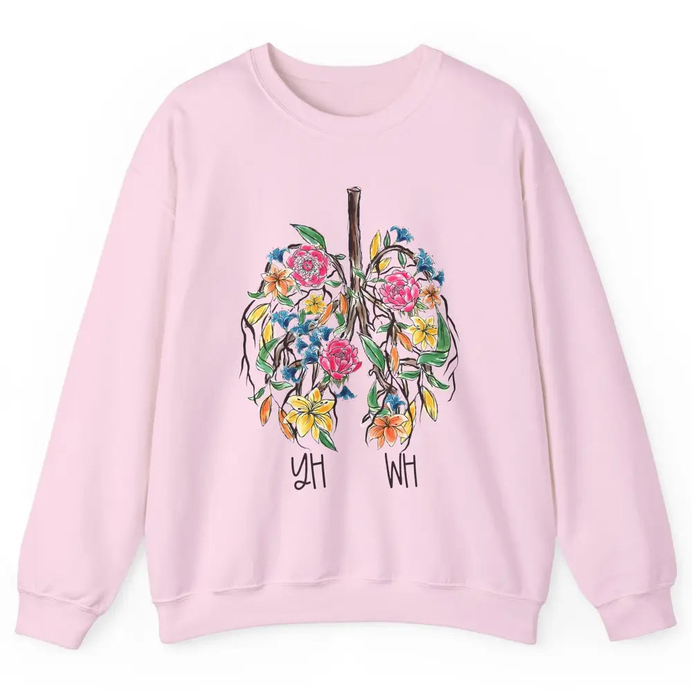 Our Very Breath Speaks His Name YHWH Christian Religious Unisex Crewneck Sweatshirt