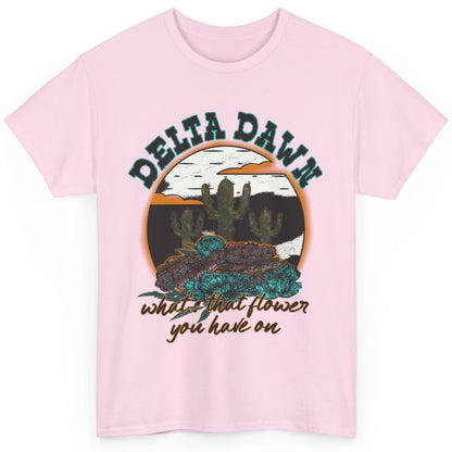 Retro Desert Night Delta Dawn What's That Flower Western Classic Unisex T-Shirt