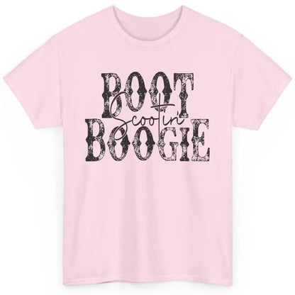 Retro Cowboy Boot Scooting Boogie Western Country Cowgirl Classic Unisex T-Shirt