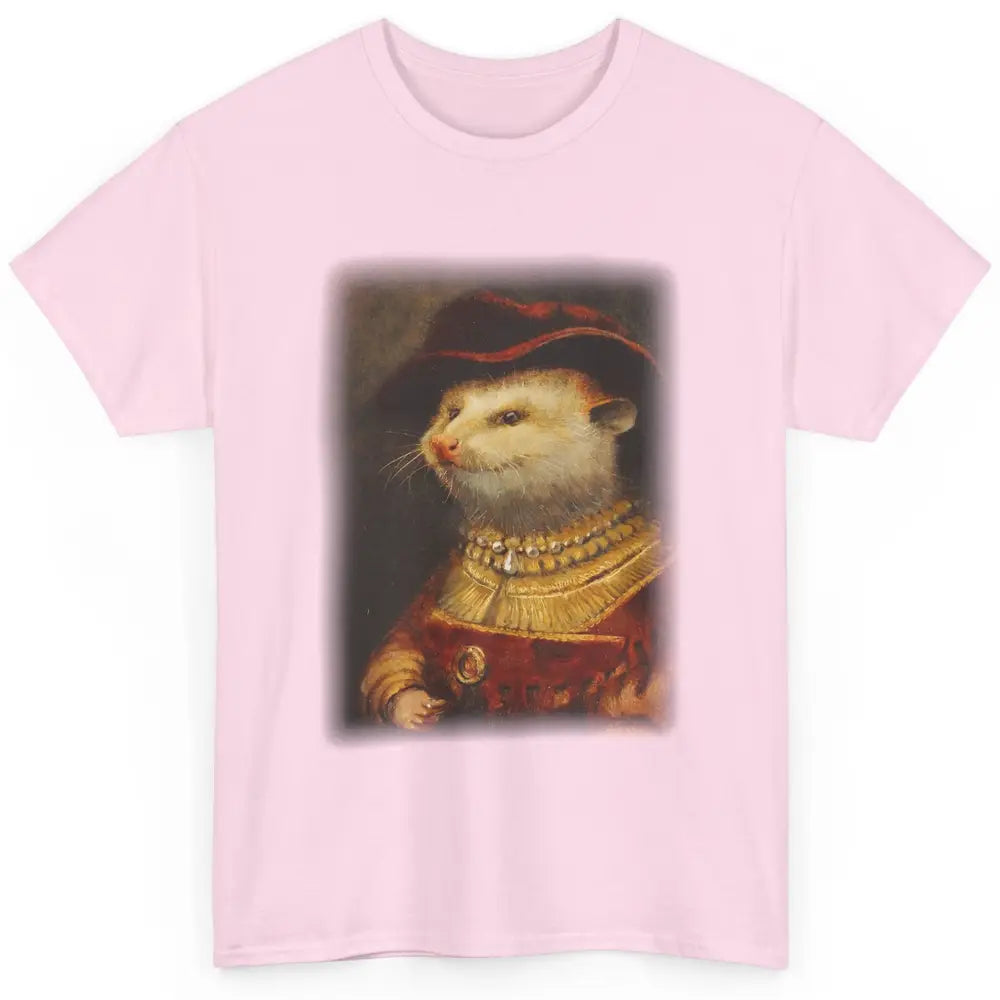 Retro Noble Opossum Young Gallant Western Opossum Art Classic Unisex T-Shirt