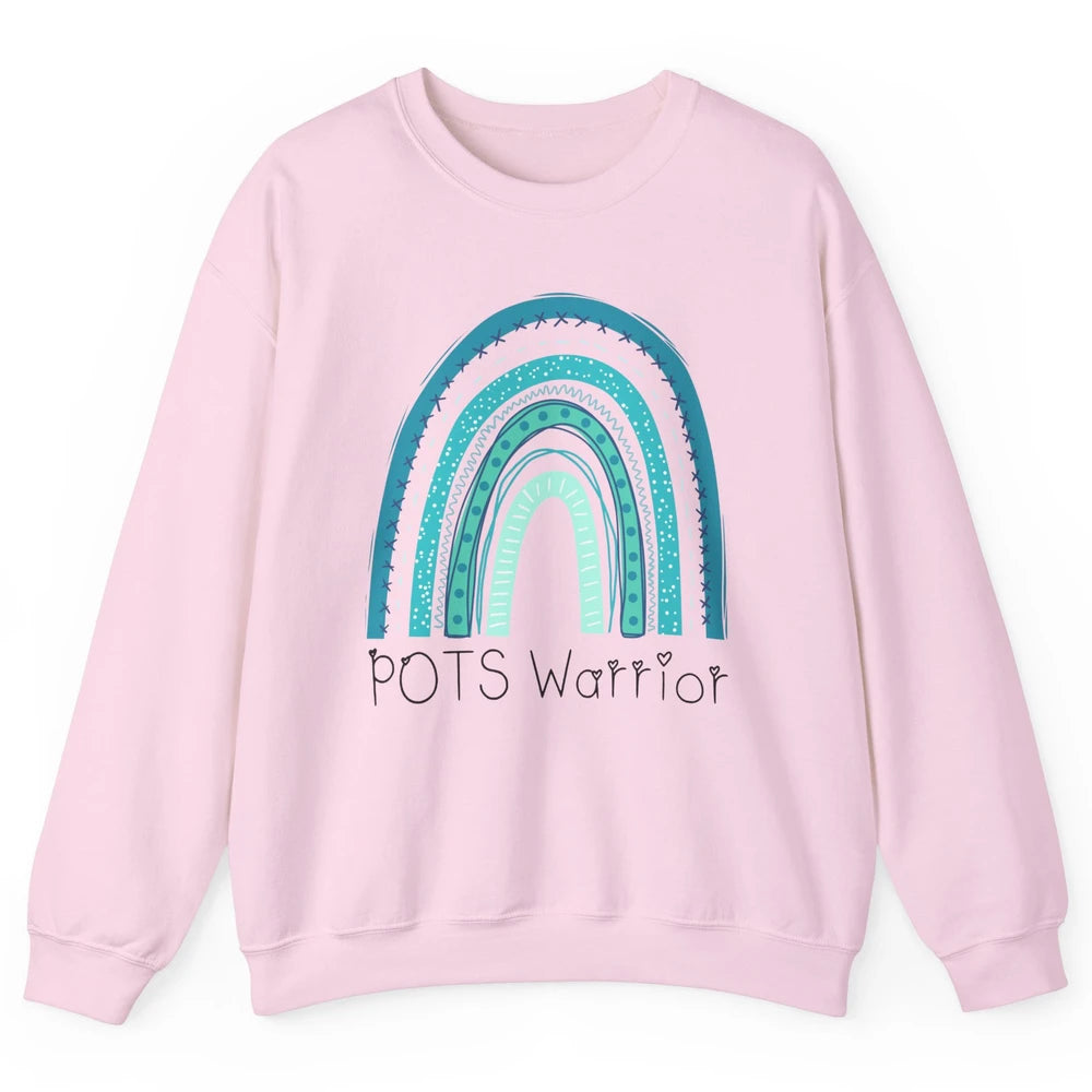 POTS Rainbow Postural Orthostatic Tachycardia Syndrome Unisex Crewneck Sweatshirt